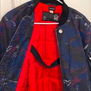 NWT Diesel W-Max Camo Bomber Jacket Mens XXL Ltd..